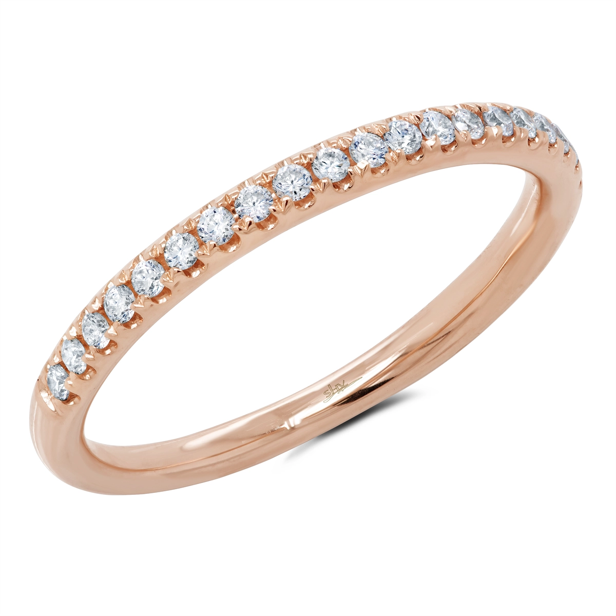 Wedding Bands Wedding Rings in Rose Gold containing Diamond 399448