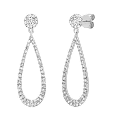 Earrings Earrings in White Gold containing Diamond 399523