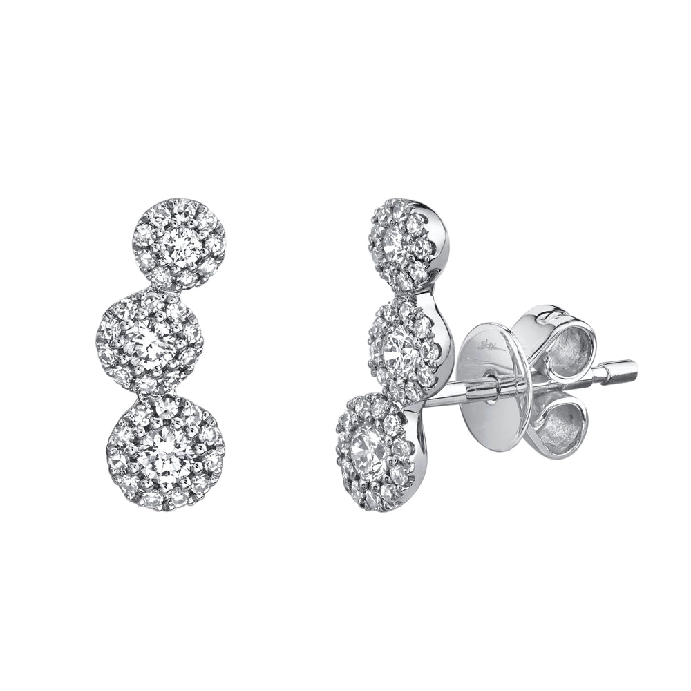 Earrings Earrings in White Gold containing Diamond 399525