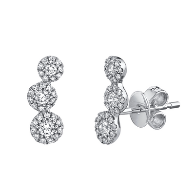 Earrings Earrings in White Gold containing Diamond 399525
