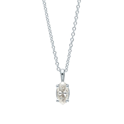 Necklaces Jewelry in White Gold PENDMQ1/2W