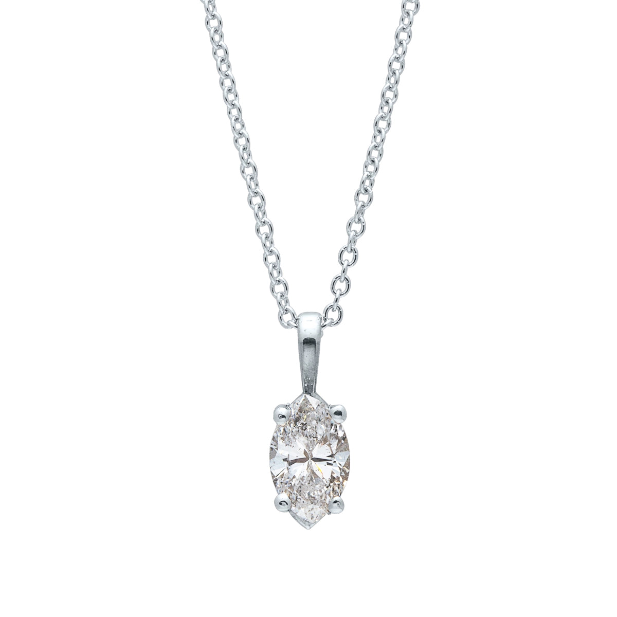 Necklaces Necklaces in White Gold containing Diamond 399689