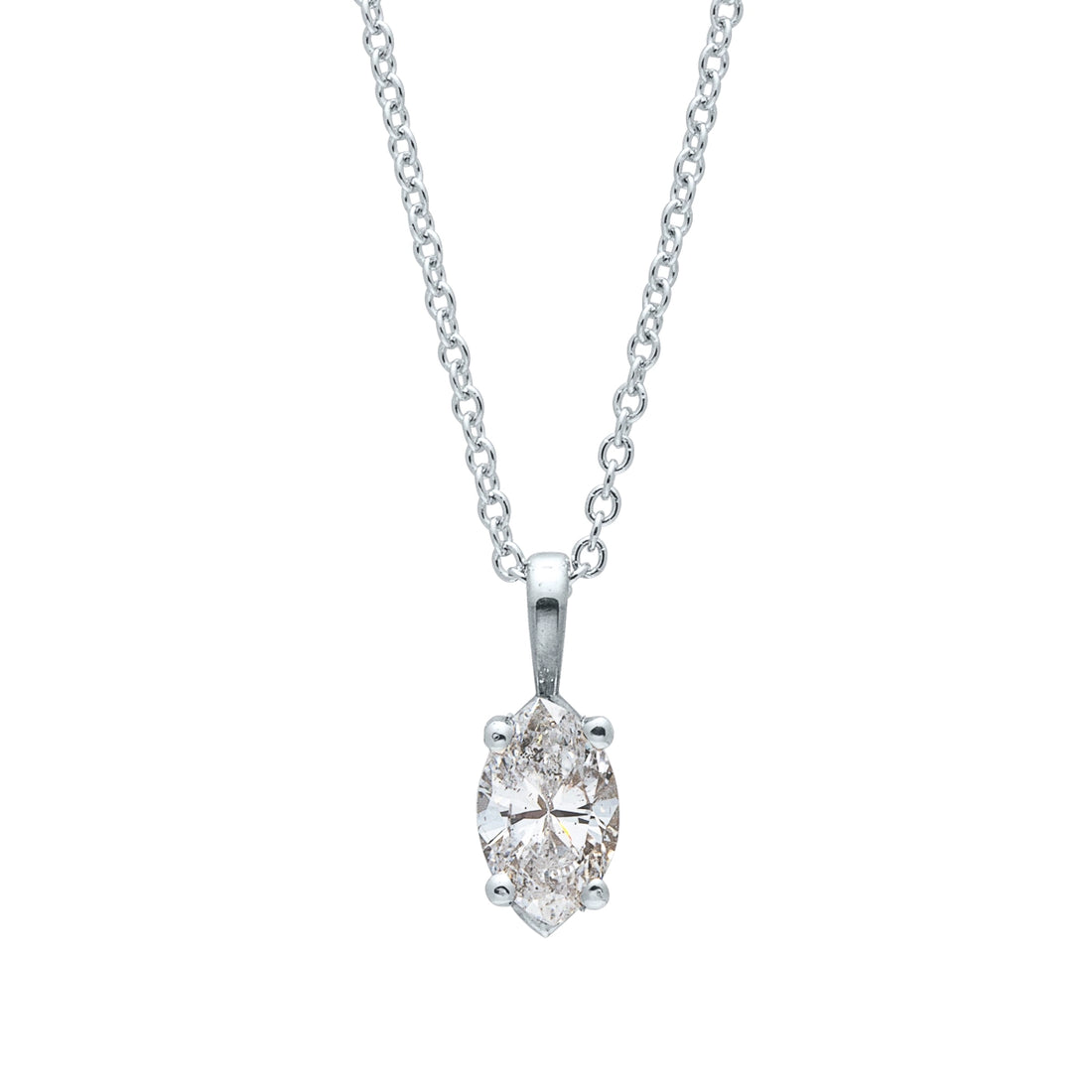 Pendants Necklaces in White Gold containing Diamond 399689