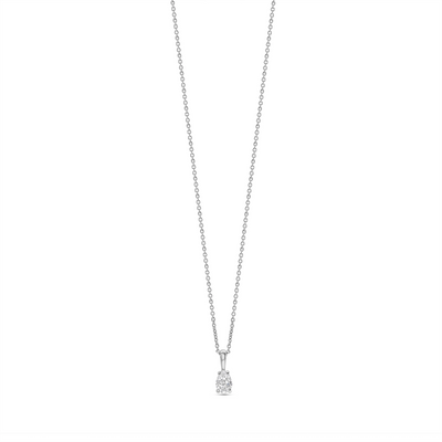 Necklaces Necklaces in White Gold containing Diamond PENDPE1/4W