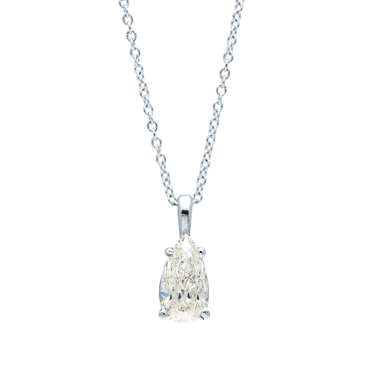 Pendants Necklaces in White Gold containing Diamond 399698