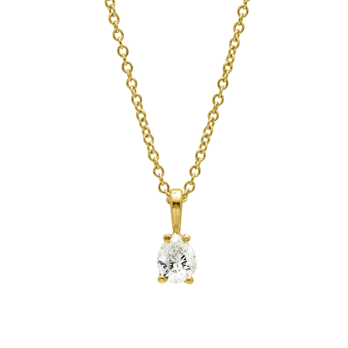 Pendants Necklaces in Yellow Gold containing Diamond 399699