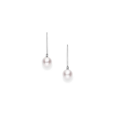 Mikimoto Earrings in White Gold containing Pearl PEA1005W