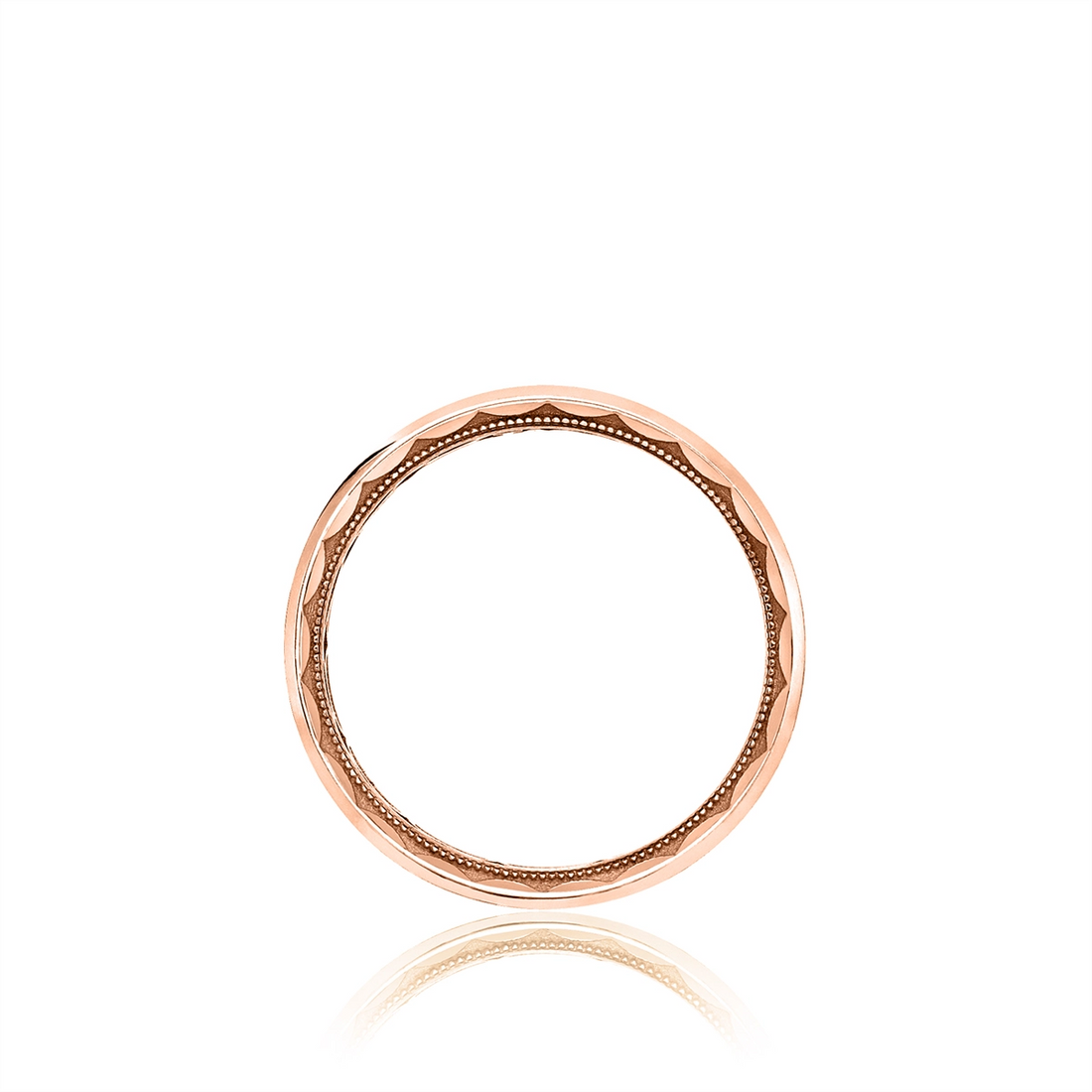 Tacori Wedding Rings in Rose Gold 107-5RS
