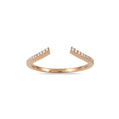 Little Bird Wedding Rings in Rose Gold containing Diamond LBB678