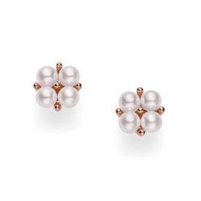 csv_image Mikimoto Earring in Rose Gold containing Pearl MEQ10071AXXZ