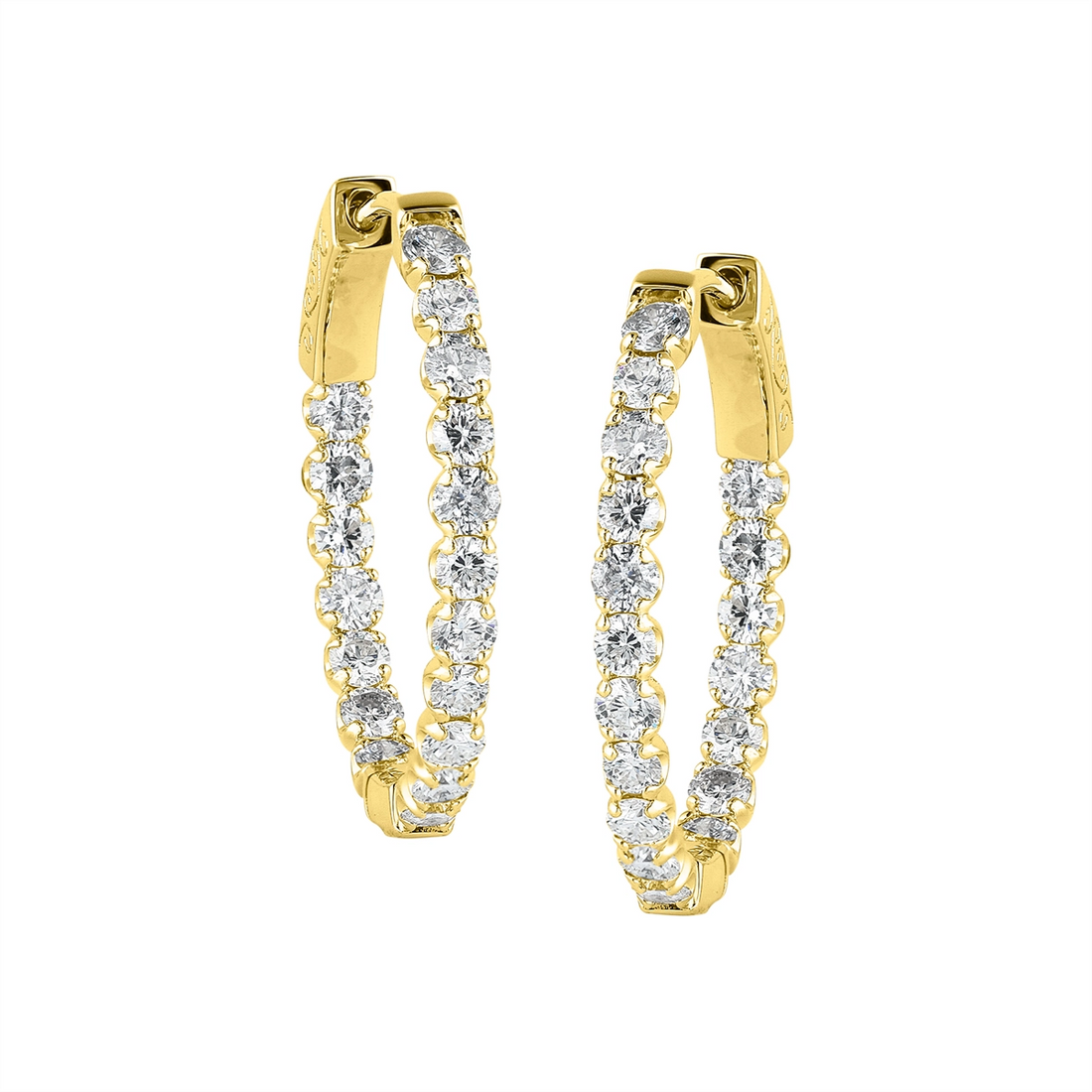 Earrings Earrings in Yellow Gold containing Diamond 400163