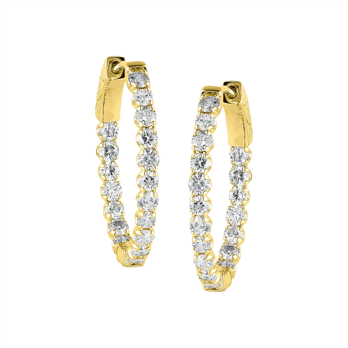 Earrings Earrings in Yellow Gold containing Diamond 400163