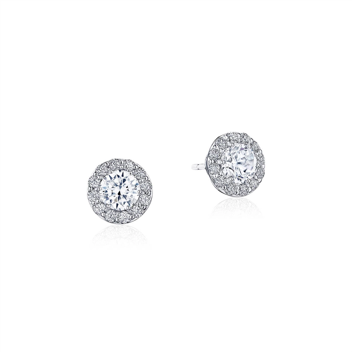 Tacori Earrings in White Gold containing Diamond FE 809 RD 5 FW
