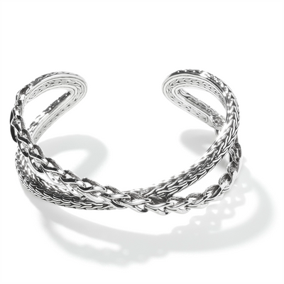 John Hardy Classic Chain Sterling Silver 12mm Double Row