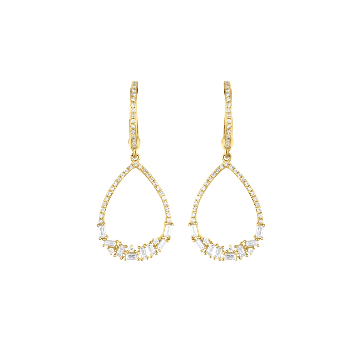 Earrings Earrings in Yellow Gold containing Diamond 400547