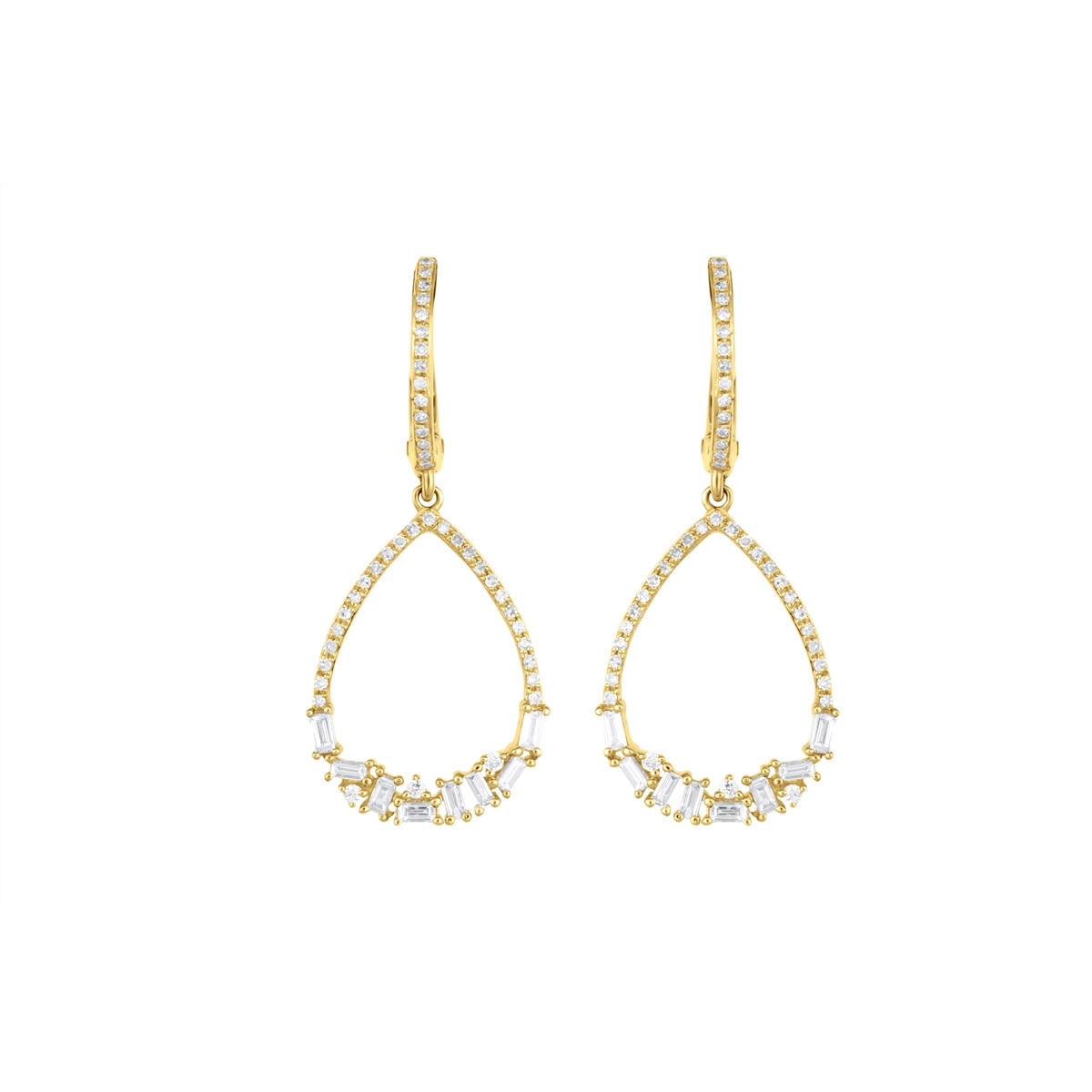 Earrings Earrings in Yellow Gold containing Diamond 400547