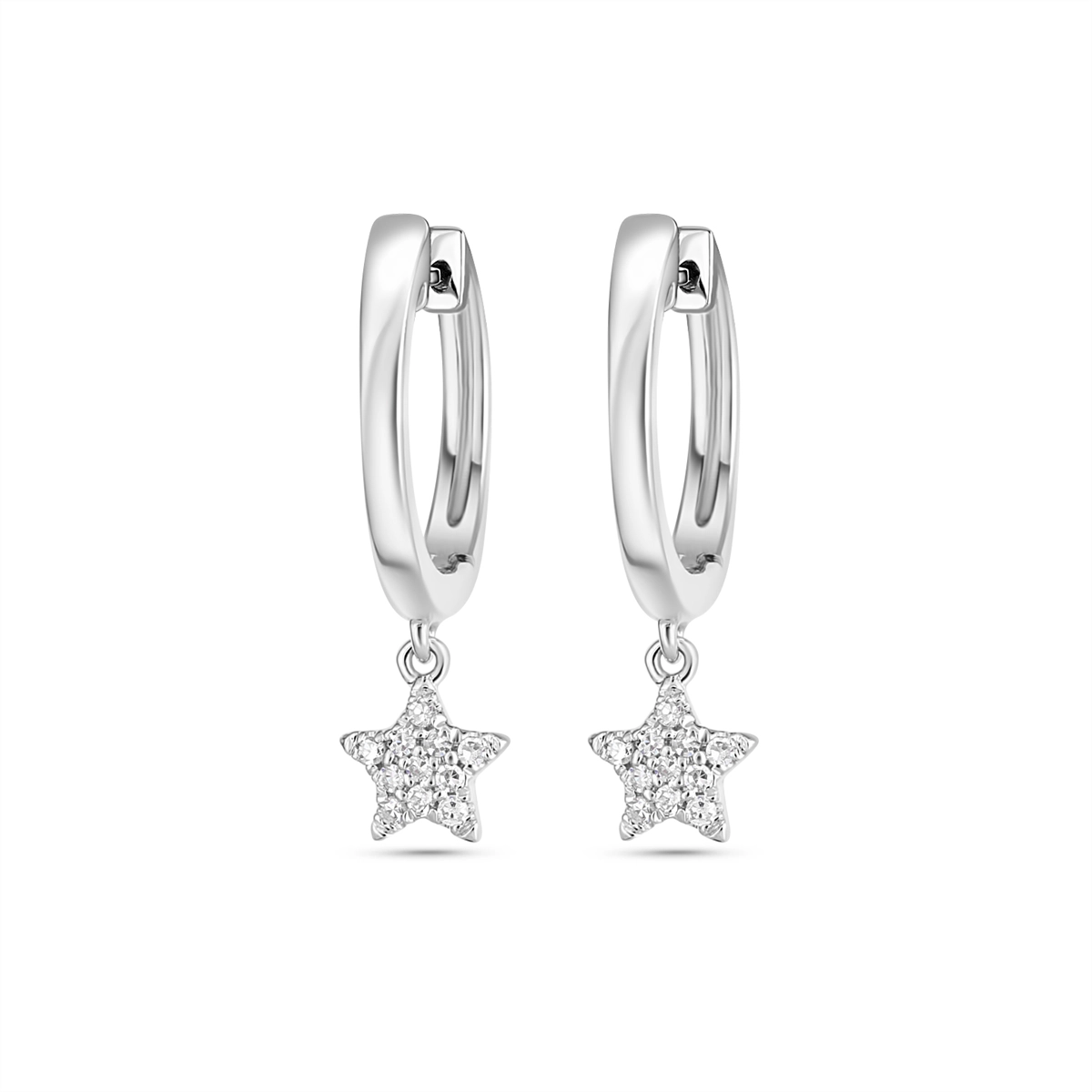 Earrings Earrings in White Gold containing Diamond 400584