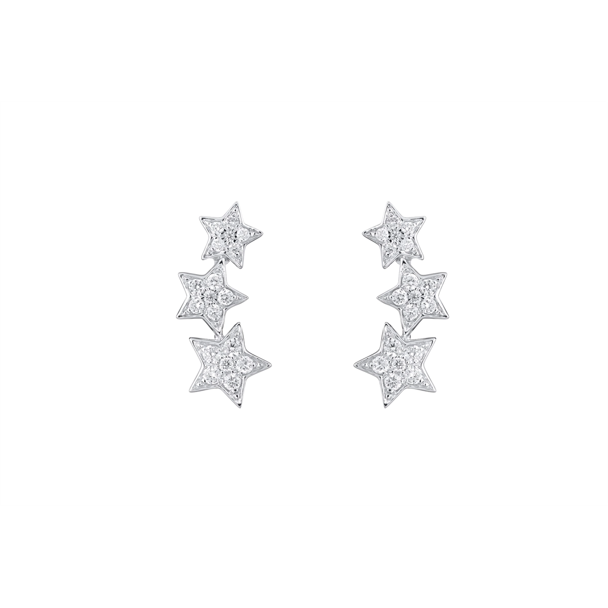Earrings Earrings in White Gold containing Diamond 400592