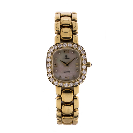 Cyma ladies 18k gold 2025 watches