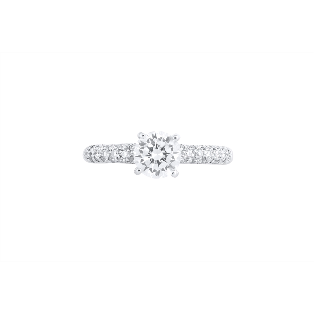 Engagement Collections Engagement Rings in White Gold containing Diamond LR7066