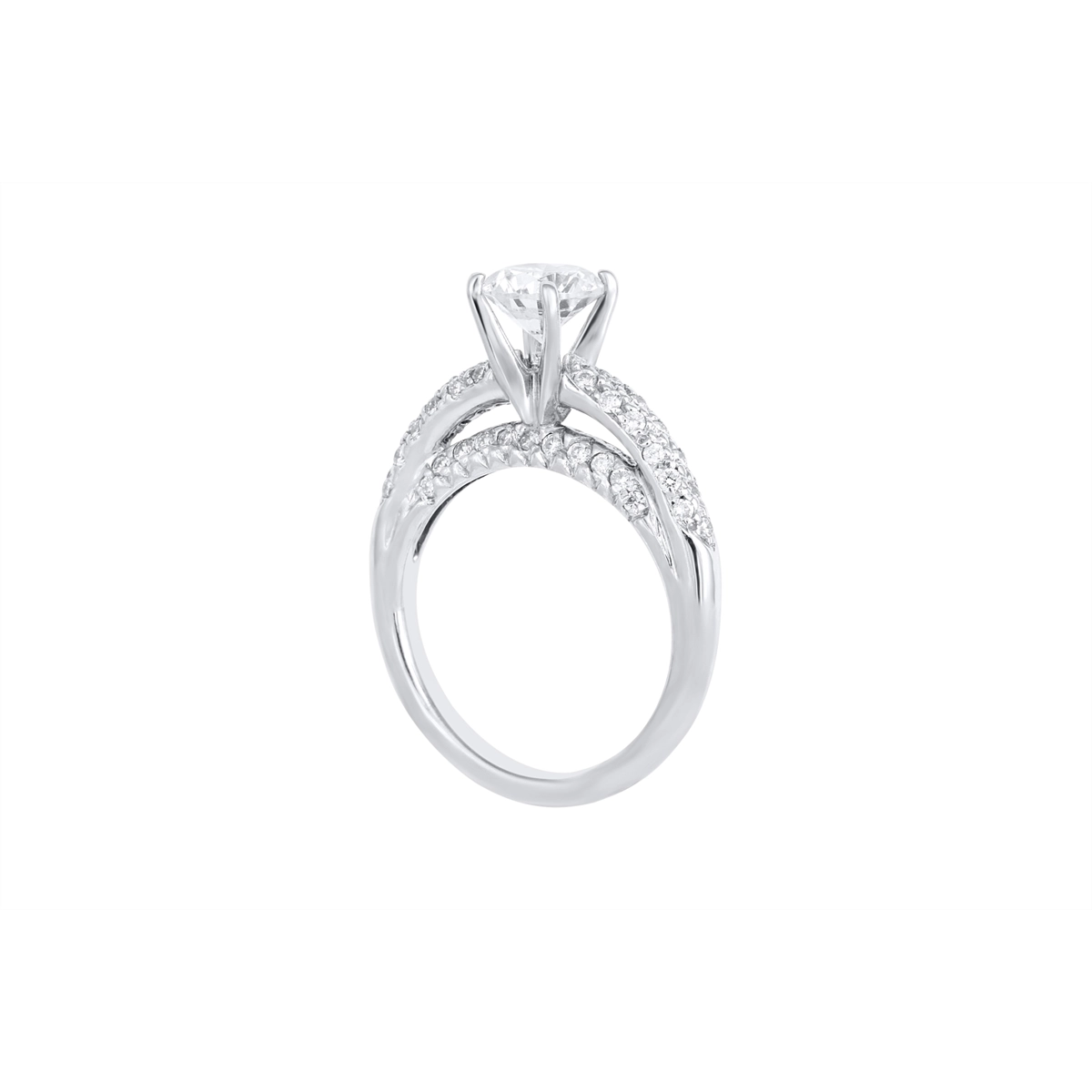 Engagement Collections Engagement Rings in White Gold containing Diamond LR7066