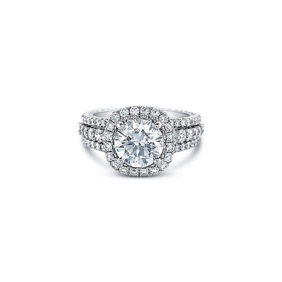 Jack Kelege Engagement Rings in White Gold containing Diamond KGR1178