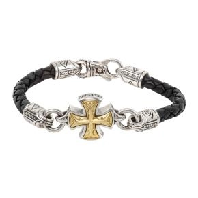 Konstantino Bracelets in Mixed Metals BKJ669-300-BLK
