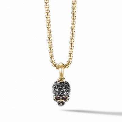 David Yurman Pendants in Yellow Gold containing Black diamond, Multi-gemstone, Ruby D25499M88ABDRU