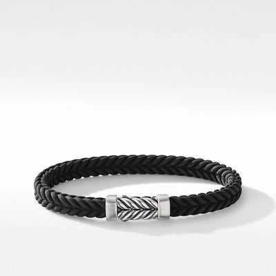 David Yurman Bracelets in Silver B25569MSSBKRBRL