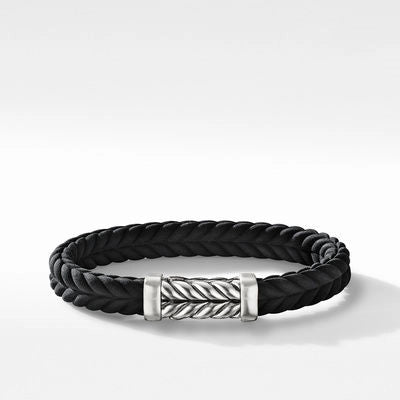 David Yurman Bracelets in Silver B25572MSSBLKRBRM