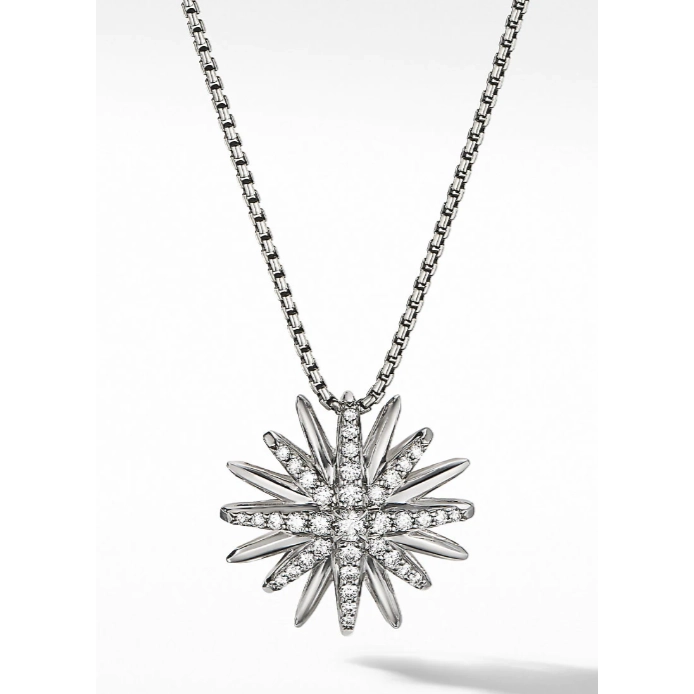 David Yurman Necklaces in Silver containing Diamond N16904DSSADI18