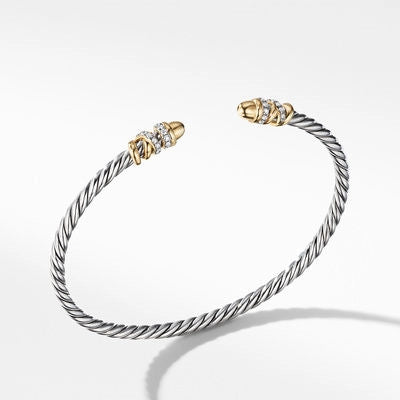 David Yurman Bracelets in Mixed Metals containing Diamond B16568DS8DGGDIM