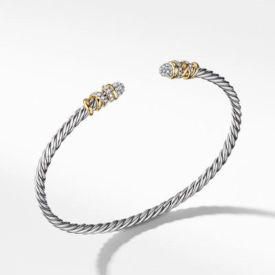 David Yurman Bracelets in Mixed Metals containing Diamond B16709DS8ADIM