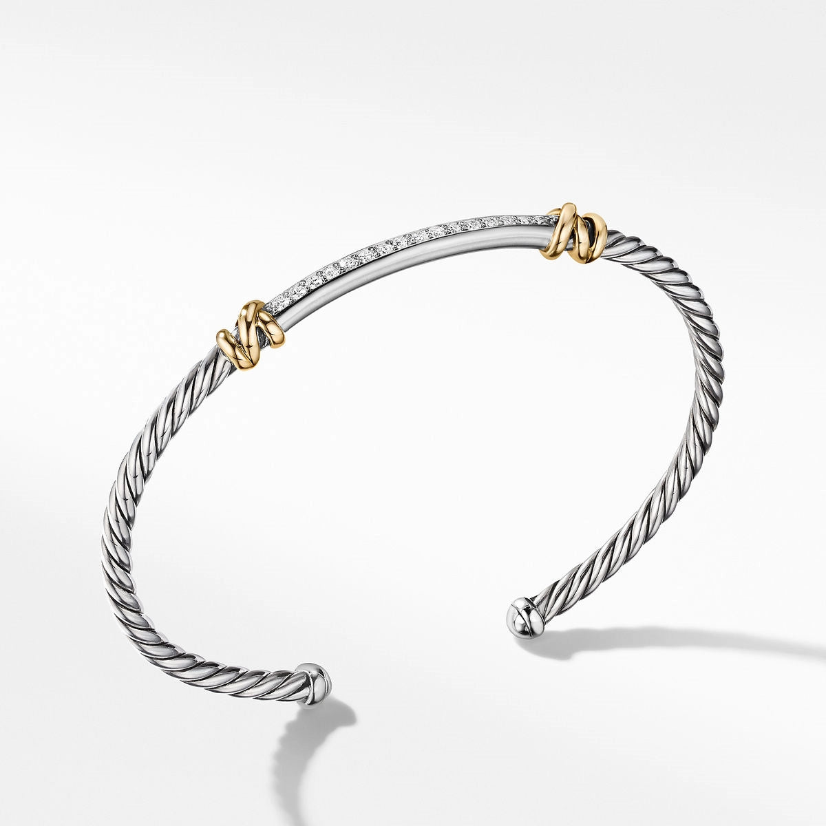 David Yurman Bracelets in Mixed Metals containing Diamond B16569DS8ADIM
