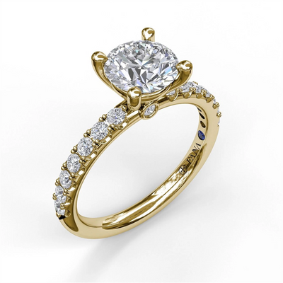 Fana Engagement Rings in Yellow Gold containing Diamond S3846/YG