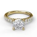 Fana Engagement Rings in Yellow Gold containing Diamond S3846/YG