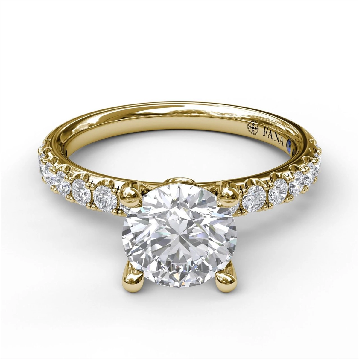 Fana Engagement Rings in Yellow Gold containing Diamond S3846/YG