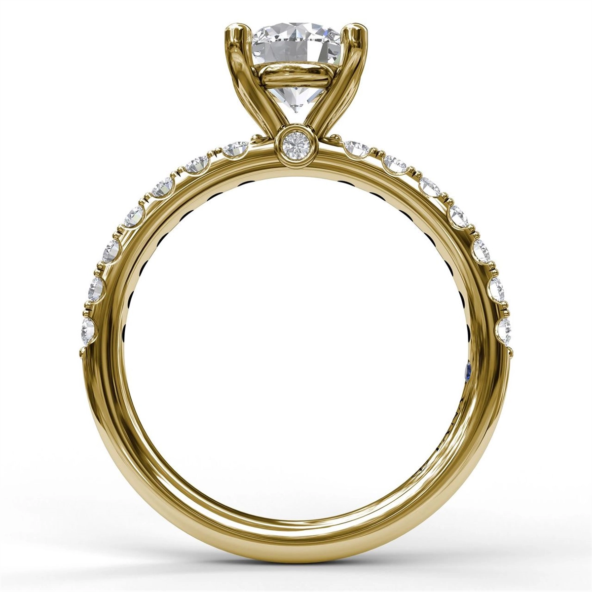Fana Engagement Rings in Yellow Gold containing Diamond S3846/YG