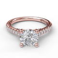 Fana Engagement Rings in Rose Gold containing Diamond S3879/RG