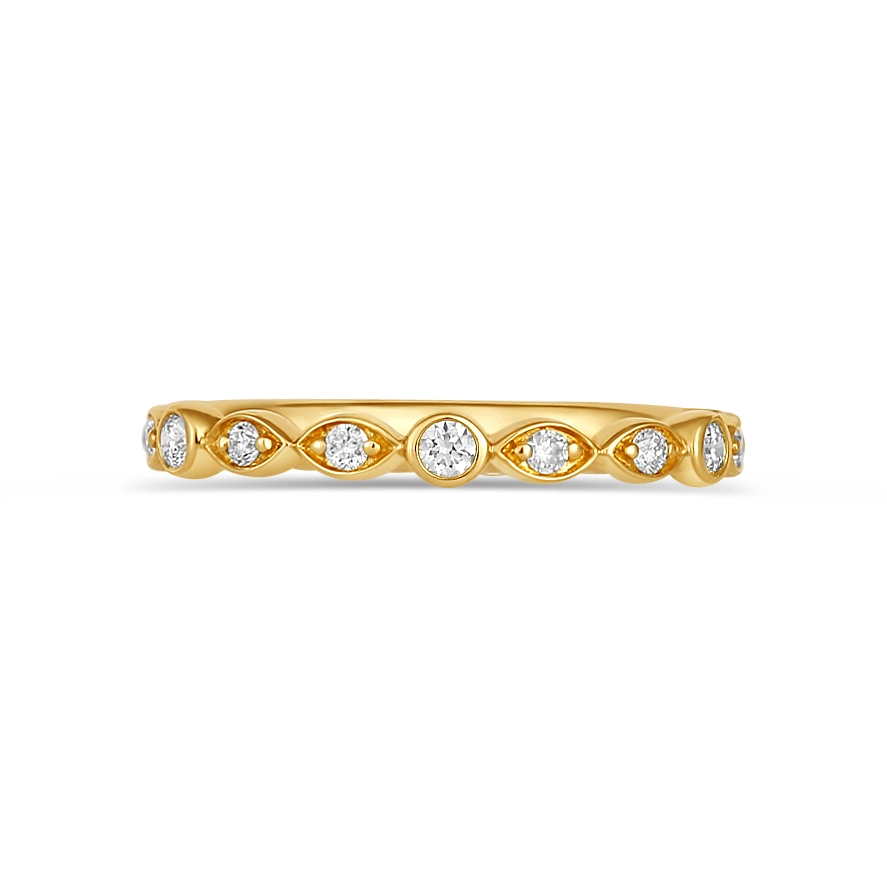 A. Jaffe Wedding Rings in Yellow Gold containing Diamond WRC1275H/15-14Y