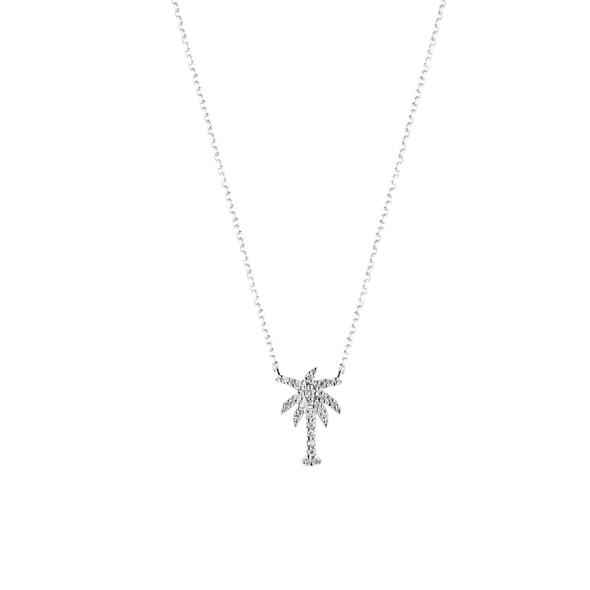 Necklaces Necklaces in White Gold containing Diamond 401324