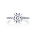 Tacori Engagement Rings in White Gold containing Diamond P104 2 RD 8 FW