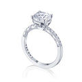 Tacori Engagement Rings in White Gold containing Diamond P104 2 RD 8 FW