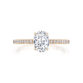 Tacori Engagement Rings in Rose Gold containing Diamond P104 OV 8X6 FPK