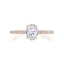 Tacori Engagement Rings in Rose Gold containing Diamond P104 OV 8X6 FPK