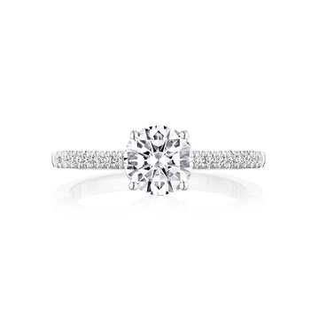 Tacori Engagement Rings in White Gold containing Diamond P104 RD 6.5 FW