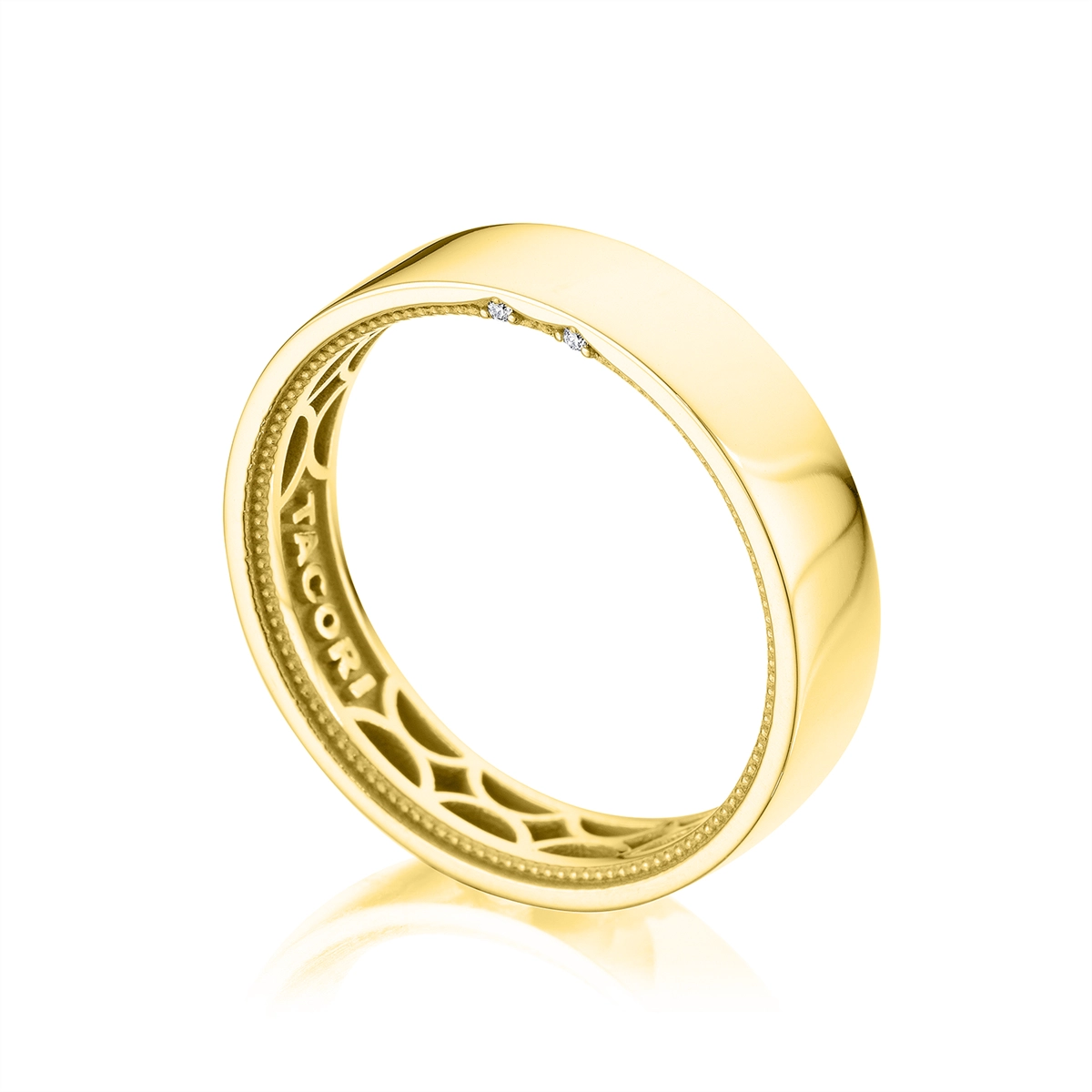 Tacori Wedding Rings in Yellow Gold containing Diamond P601-5.5FY-10.5