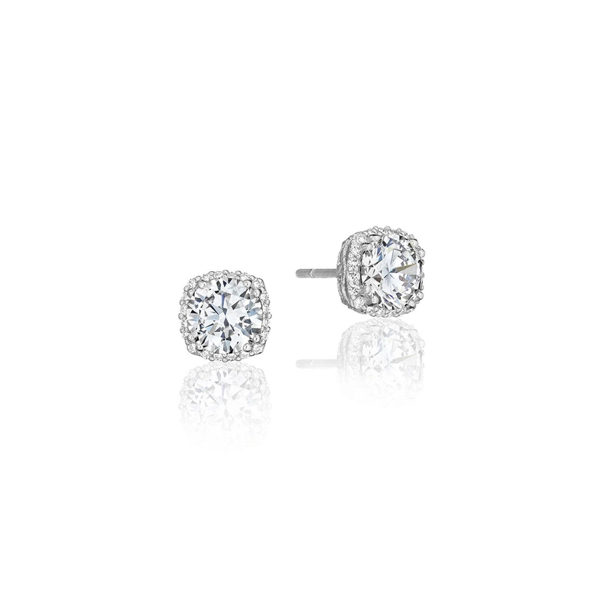 Tacori Earrings in White Gold containing Diamond FE 643 7 FW