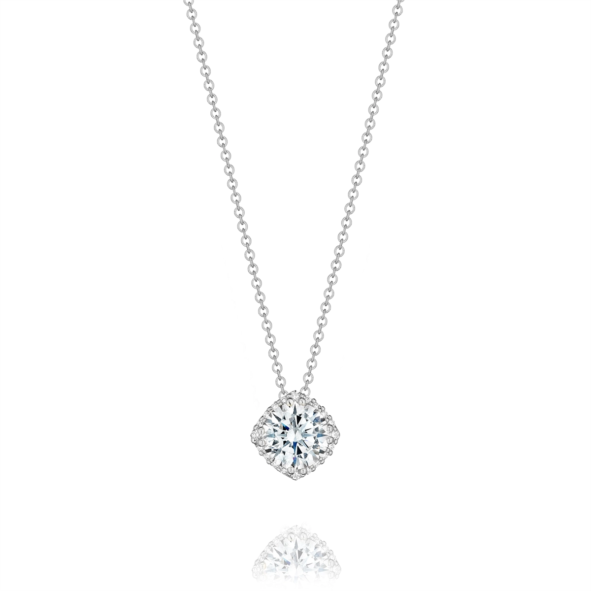 Tacori Necklaces in White Gold containing Diamond FP 643 5 FW