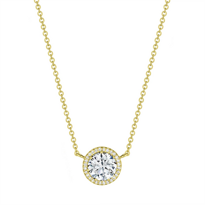 csv_image Tacori Necklace in Yellow Gold containing Diamond FP 670 8 FY